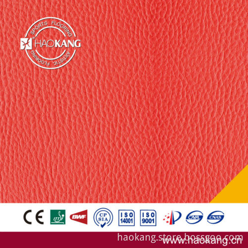 lichi pattern pvc sports flooring/cheap sports floor